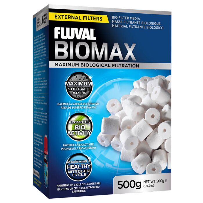 Fluval Biomax Bio Rings - 500g For Freshwater & Marine