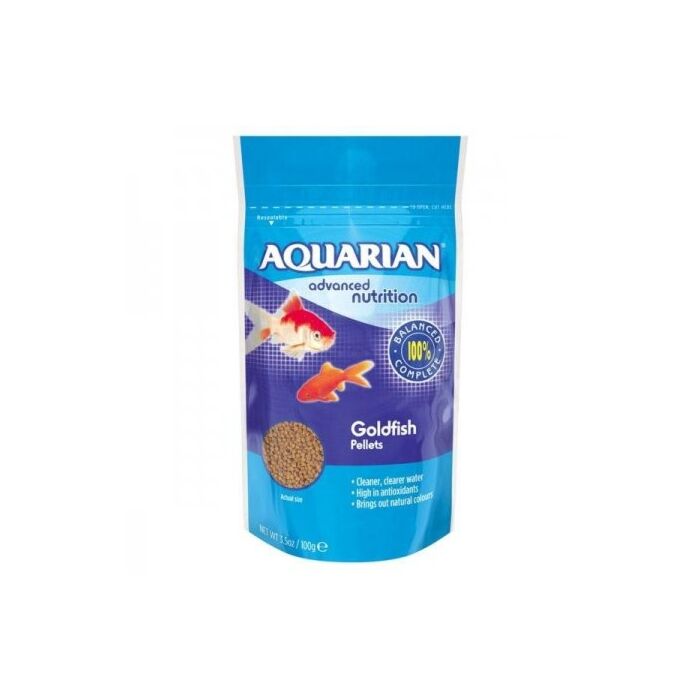 aquarian goldfish pellets 284g