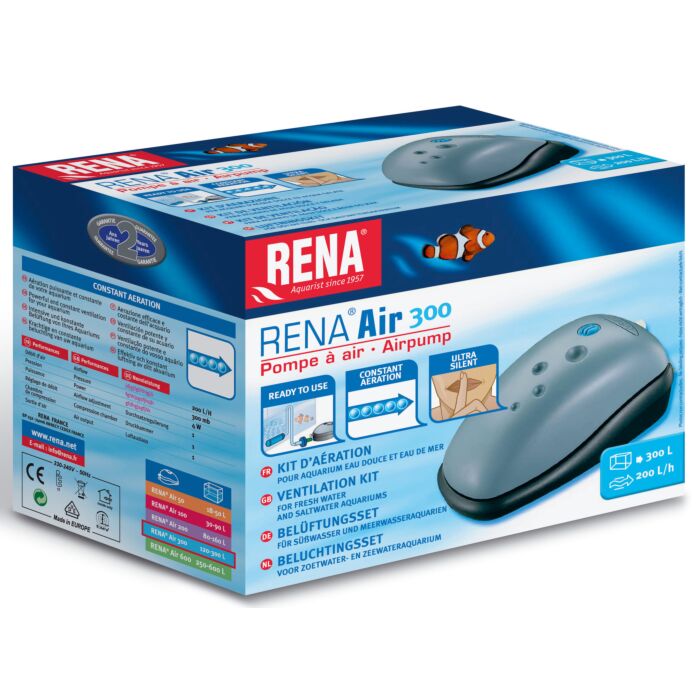Rena 300 Air Pump packaging